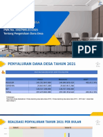 Sosialisasi Penyaluran Dana Desa 2022 KPPN Sekayu