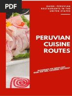 Peruvian Cuisine Routes