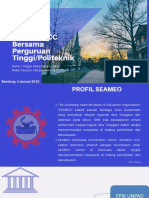 Program Kerjasama SEAMEO ICC Bersama Perguruan TinggiPoliteknik