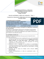 Guía de Actividades y Rúbrica de Evaluación - Unidad 1- Paso 1 - Construir Un Documento Colaborativo de Reconocimiento y Del Concepto Salud