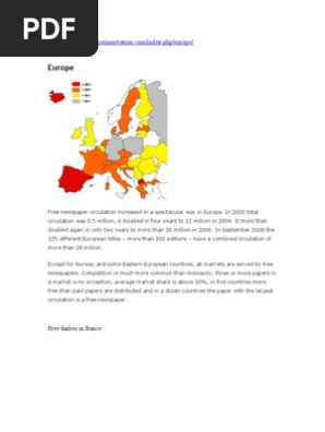 Free Dailiyes in Europe