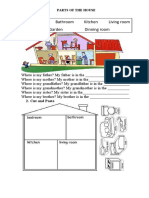 Worksheet Part of The House