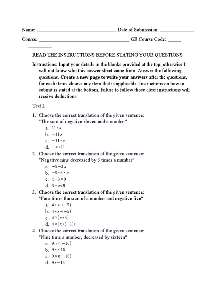 Exam 1 | PDF | Reason | Inductive Reasoning
