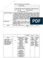 Planos Anual de Curso