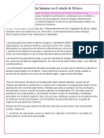 El Aborto Como Derecho Humano en El Estado de México