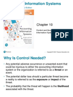 Lecture 1 - Chapter 10 - Control and Accounting Information Systems