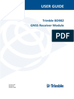 User Guide: Trimble BD982 GNSS Receiver Module