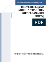 Breve Reflexao Sobre A Tragedia Sofocleana Rei Edipo