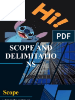 Scope and Delimitations