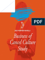 Business of Cancel Culture Study: 2021 Porter Novelli
