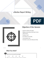 Effective Report Writing: Gaurav Mishra +91-7349490825 - 8108763725