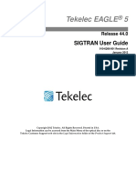Tekelec EAGLE 5: SIGTRAN User Guide