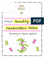 Heredity and Evolution Notes