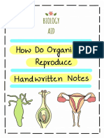 How Do Organisms Reproduce (Biology Aid Notes)