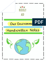 Our Environment (Biology Aid Notes