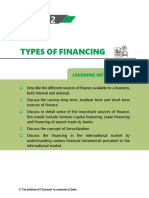 Types of Financing