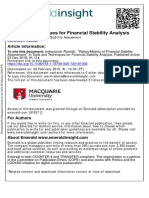 Ramlall2018 - Ratios or Metrics of Financial Stability Assessment