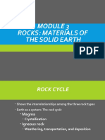 Rocks Materials of The Solid Earth