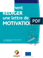 Comment Rediger Une Lettre de Motivation