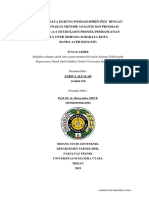 Diajukan Sebagai Salah Satu Syarat Memperoleh Gelar Serjana Teknik Pada Departemen Teknik Sipil Fakultas Teknik Universitas Sumatera Utara