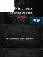JavaFx Restaurant Management