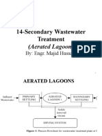 14-Secondary Wastewater Treatment: (Aerated Lagoon)