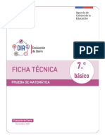 Ficha Tecnica 7 BASICO Matematica Cierre 2021