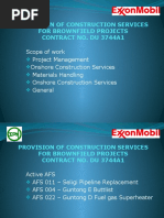 Provision of Construction Services For Brown Field Projects