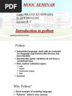 Python Notes | PDF | Control Flow | Boolean Data Type
