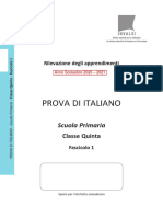 Invalsi Italiano 2020-2021 Primaria Quinta