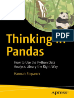 Thinking in Pandas - How To Use The Python Data Analysis Library The Right Way (2020)
