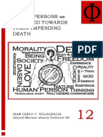 MODULE-12 Human Person As Oriented Towards Their Impending Death