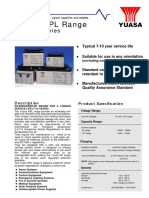 Yuasa NPL Range: VRLA Batteries