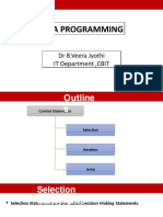 j2 Control Statemens in Java