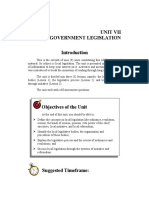 Unit Vii Local Government Legislation