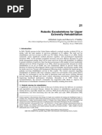 InTech-Robotic Exoskeletons for Upper Extremity Rehabilitation