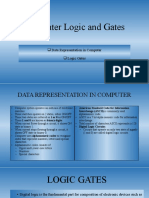 Computer Logic and Gates Wo K