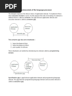 Fundamentals of The Language Processor: This Semantic Gap Has Some Drawbacks