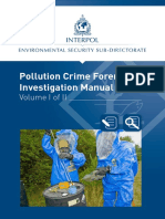 INTERPOL Pollution Crime Forensic Investiation Manual - Volume 1