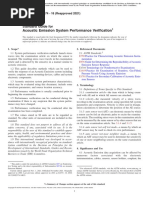 Standard Guide For Acoustic Emission System Performance Verification