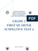 Compilation of 4th Summative Test Quarter 1