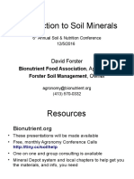 David Forster - Intro To Soil Minerals