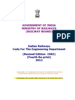 Government of India Railway Code for Engineering Department