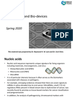 Bio-Sensors and Bio-Devices: Spring 2020