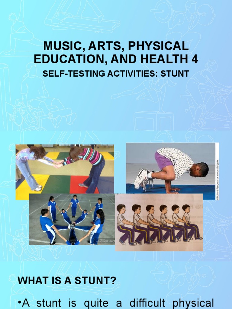 Self testing activities stunt pdf