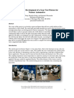 Design and Development of A Gear Test Fixture For Nexteer Automotive