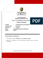 This Question Consists of TWO (2) Sections (Section A and B) - 2. Answer ALL Questions in The Answer Booklet Provided Using Your Original Handwriting