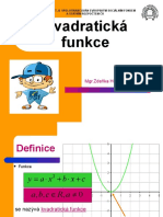 Kvadratická Funkce