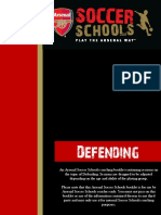 An Arsenal Soccer Schools Coaching Booklet PDF Defending