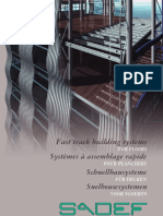 Key Benefits of Steel: Fast Track Building Systems Systèmes À Assemblage Rapide Schnellbausysteme Snelbouwsystemen